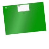 Mapa cu buton A4 culori mate, Verde