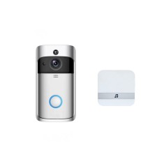 Sonerie Video Camera HD WiFi, conexiune wireless, senzor miscare, Night Mode, compatibil iOS si Android, detector audio, camera supraveghere fara fir,