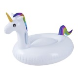 Cumpara ieftin Colac gonflabil Happy People, 90 x 55 x 50 cm, 2 manere, model unicorn, Alb