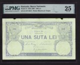 Romania 100 Lei - 1896 . Data rarisima , piesa de colectie.