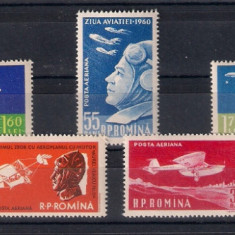 ROMANIA 1960 - ZIUA AVIATIEI, MNH - LP 500