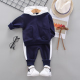 Trening bleumarine pentru bebelusi - Mountain bear (Marime Disponibila: 9-12, Superbaby