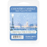 Country Candle Christmas Time In The City ceară pentru aromatizator 64 g