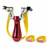 Cumpara ieftin Praștie profesională PVC cu laser, DEPOX&reg;, pentru v&acirc;nătoare și tir outdoor, rosu, 11.5 cm