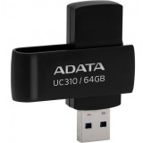 Memorie Externa USB-A 3.2 Adata UC310, 64Gb UC310-64G-RBK