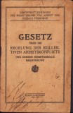HST C2023 Gesetz uber .. kollektiven arbeitskonflikte 1920 tipărit la Sibiu
