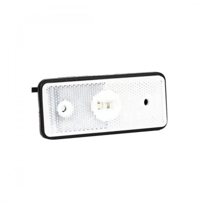 Lampa gabarit LED 110x45, alba 12-36V foto