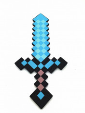 Sabie Minecraft - Diamond - 60 cm !! + Bratara Minecraft CADOU !! foto