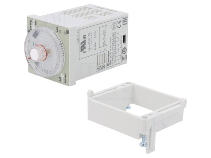 Timer Programabil 1.2s-300h DPDT 250VAC/5A 12-240V