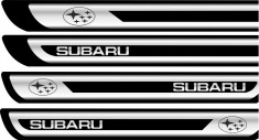 Set protectii praguri CROM - Subaru foto