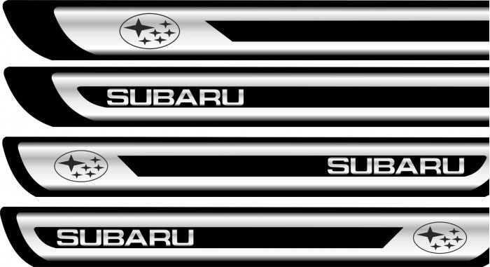 Set protectii praguri CROM - Subaru