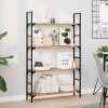 VidaXL Rafturi suspendate 4 buc. 100x20x2cm lemn masiv acacia netratat