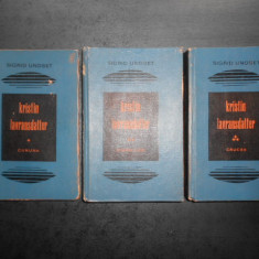 SIGRID UNDSET - KRISTIN LAVRANSDATTER 3 volume (1967, editie cartonata)
