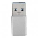 Adaptor Date si Incarcare USB-C - USB-A Blue Star, Alb