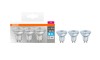 Set 3 becuri LED Osram Base Par16 50, GU10, 4.3W (50W), 350 lm, temperatura lumina (4000K) - RESIGILAT