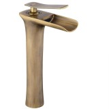 Baterie de lavoar Rea Laguna antique Brush Gold high