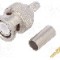 Conector BNC, 50&Omega;, tata, aurit, TELEG&Auml;RTNER - J01000F1255Y