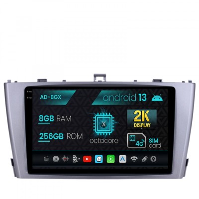 Navigatie Toyota Avensis (2008-2015), Android 13, X-Octacore 8GB RAM + 256GB ROM, 9.5 Inch - AD-BGX9008+AD-BGRKIT093 foto