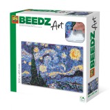 Set 7000 margele de calcat Beedz Art cu accesorii incluse - Noapte instelata de Van Gogh,+8 ani, SES Creative