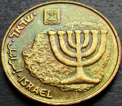 Moneda exotica 10 AGOROT - ISRAEL, anul 2006 *cod 723 A = UNC patina foto
