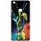 Husa silicon pentru Huawei P10 Lite, Abstract Color Bottles Splash
