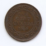 Canada 1 Cent 1916 - George V (with &quot;DEI GRA&quot;) Bronz, 25.5 mm KM-21 (3), America de Nord