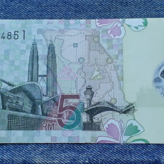 5 Ringgit 2005 Malaezia / bancnota polimer EK6024851 Varianta tipar in Malaezia