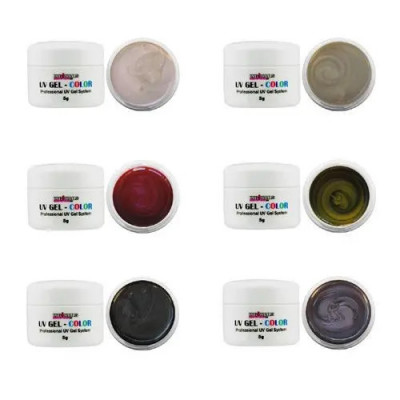 Set geluri colorate cu efect perlat &amp;ndash; 6 buc. foto