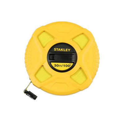 Stanley 0-34-262, ruleta inchisa cu banda de fibra de sticla, 30m, blister foto