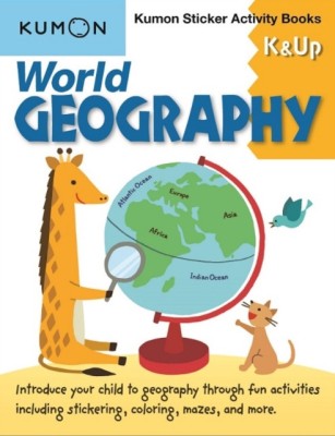 World Geography K &amp;amp; Up: Kumon Sticker Activity Book foto
