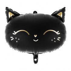 Balon Folie Pisica, Negru - 48x36 cm