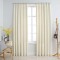 vidaXL Draperii opace, 2 buc., crem, 140x245 cm, catifea, cu c&acirc;rlige