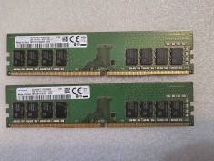 Kit memorie RAM Samsung DDR4 16GB (2 X 8Gb) 1Rx8 2400MHz M378A1K43CB2-CRC, bulk foto