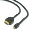 CABLU video GEMBIRD, adaptor HDMI (T) la Micro-HDMI (T), 1.8m, conectori auriti, negru, &quot;CC-HDMID-6&quot; (timbru verde 0.18 lei)
