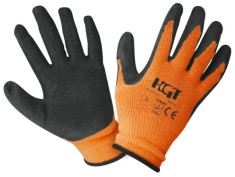 Manusi Latex Tricotate negre foto