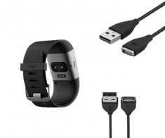 Cablu incarcare USB Fitbit Surge, transfer date bratara fitness, magnetic foto