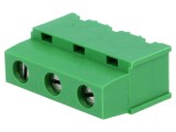 Regletă Conexiuni PCB 90&deg; 7,5mm 3 Piste 17,5A