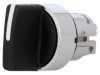 Comutator Rotativ 22mm 2 Posiții Negru