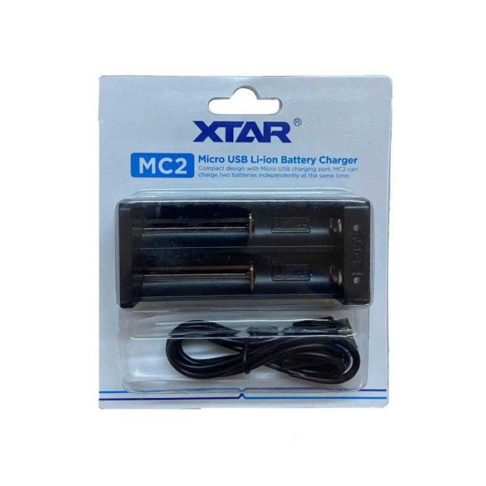 Incarcator portabil LI-ION 2x 18650 XTAR MC2