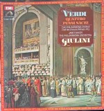 Disc vinil, LP. Quattro Pezzi Sacri. Four Sacred Pieces-Verdi, Philharmonia Orchestra Carlo Maria Giulini Philha, Rock and Roll