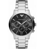 Emporio Armani Giovanni Men&#039;s Watch 44mm Chronograph Battery with Silver Metal Bracelet AR11208