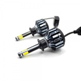 Set 2 Becuri LED Auto D6 H4 38W 4200lm 6000K, Lumina Alba, Durata Lunga, Instalare Plug &amp; Play