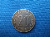 20 DINARI 1986 JUGOSLAVIA