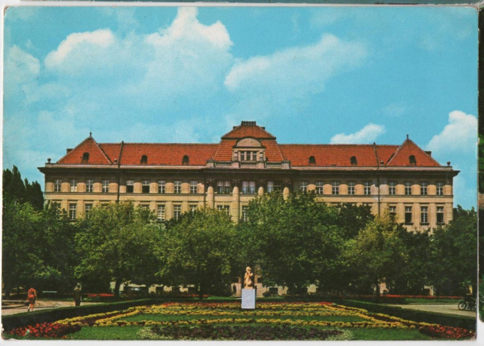 CPI B 11500 CARTE POSTALA - TIMISOARA. FACULTATEA DE MEDICINA. TIMISOARA 700