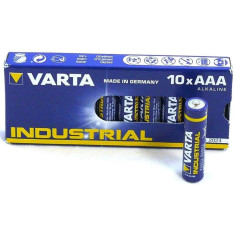 Baterii alcaline Varta Industrial 4003 AAA R3 1.5V 10 Baterii / cutie foto