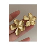 Cumpara ieftin Cercei Aurii cu Forma Floare - 49181