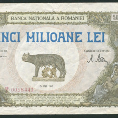 q275 BANCNOTA 5000000 LEI IUNIE 1947 FRUMOASA VF