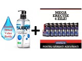 Cumpara ieftin Pachet Lubrifiant Lubido 500ml + 8 buc. Erecta Super Pastila - afrodisiac pentru Erectie Rapida