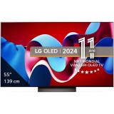 Televizor OLED LG evo 55C41LA, 139 cm, Smart, 4K Ultra HD, 100 Hz, Clasa G (Model 2024)