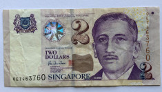 Singapore 2 dolari dollars foto